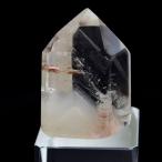 ファントムクォーツ (約28.7g) ミニ ポイント 六角柱 置物 ファントム水晶 幻影水晶 ホワイトファントム ポリッシュポイント 天然石 パワーストーン