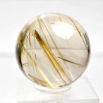 Yahoo! Yahoo!ショッピング(ヤフー ショッピング)ゴールドルチルクォーツ （約29.4mm珠） 丸玉 スフィア 最高の透明度を誇る極上品 ブラジル産 タイチンルチル ルチルクォーツ ゴールドルチル 原石