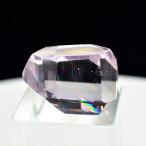 虹入り ラベンダーアメジスト (約13.4g) EXグレード ラフ 不定形カット ルース タンブル ブラジル産 ラベンダー レインボー 裸石 天然石 パワーストーン