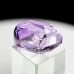 虹入り ラベンダーアメジスト (約21.7g) EXグレード ラフ 不定形カット ルース タンブル ブラジル産 ラベンダー レインボー 裸石 天然石 パワーストーン