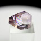 虹入り ラベンダーアメジスト (約17.5g) EXグレード ラフ 不定形カット ルース タンブル ブラジル産 ラベンダー レインボー 裸石 天然石 パワーストーン