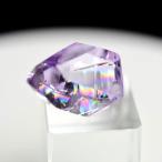 虹入り ラベンダーアメジスト (約14.6g) EXグレード ラフ 不定形カット ルース タンブル ブラジル産 ラベンダー レインボー 裸石 天然石 パワーストーン
