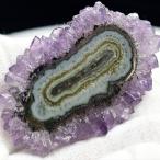 フラワーアメジスト スライス スタラクタイト 原石 ウルグアイ アルティガス産 紫水晶 アメジストクラスター Artigas Uruguay スタラクタイト 鍾乳石