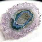 フラワーアメジスト スライス スタラクタイト 原石 ウルグアイ アルティガス産 紫水晶 アメジストクラスター Artigas Uruguay スタラクタイト 鍾乳石