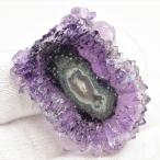 フラワーアメジスト スライス スタラクタイト 原石 ウルグアイ アルティガス産 紫水晶 アメジストクラスター Artigas Uruguay スタラクタイト 鍾乳石