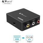 Portta HDMI¤ò¥³¥ó¥Ý¥¸¥Ã¥È¤ØÊÑ´¹¡¢HDMI to AVÊÑ´¹¥¢¥À¥×¥¿ 1080PÂбþ HDMIÆþÎϤò¥³¥ó¥Ý¥¸¥Ã¥È½ÐÎϤØÊÑ´¹¥³¥ó¥Ð¡¼¥¿¡¼(¹õ)
