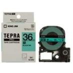 ( для бизнеса 2 комплект ) King Jim Tepra PRO лента SC36G зеленый . чёрный знак 36mm ×2 комплект 