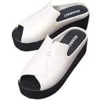 [NOGI]nogi толщина низ сандалии женский Wedge подошва сабо открытый tu шлепанцы тапочки пляж ( белый 23.5 cm E)