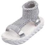 [emptio] толщина низ вязаный сандалии женский ( серый 23.5 cm)