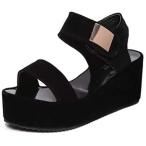 [ все te- сияющий ] толщина низ сандалии простой party ..... пляжный курорт текстильная застёжка офис легкий (25.0 cm)