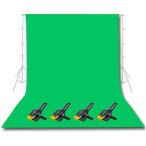 Emart 3.0x3.6m фон ткань зеленый 4 шт мощный зажим имеется зеленый задний zoom. virtual фон ткань нет отражающий фотография фотосъемка для фон scene 