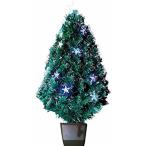 ドウシシャ クリスマスツリーファイバーツリー スターファイバー グリーン 90cm (90cm)