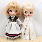 Dolly Para ブライス/AZONE/リカちゃん/桃子共通　ドール衣装 　イギリス風メイド服　お姫様ドレス (お姫様ドレス) (お姫様ドレス)