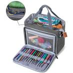 LUXJA крюк плетеный для большая сумка маленький было использовано крюк плетеный инструмент хранение перевозка серый ( серый Medium)