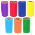 ledmomochu-ru ткань ячеистая сеть chu-ru roll марля roll сеть ткань ткань DIY (7 -цветный набор 2280x15cm)
