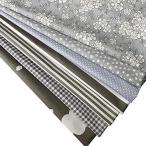  рукоделие для cut Cross лоскут ткань ткань лоскутное шитье DIY цветочный принт 56×46cm хлопок 7 шт. комплект ( серый ) ( серый 56×46cm)