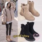 ムートンブーツ スノーブーツ ブーツ レディース ファーシューズ ショートブーツ シューズ 裏ボア あったか 冬靴 もこもこ 内ボア スエード 防寒 履きやすい