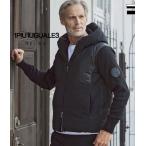 1PIU1UGUALE3 RELAX ウノピゥウノウグァーレトレ サイドロゴニットコンビリラックスダウンジャケット メンズ アウター 切替 秋冬 防寒 おしゃれ ブランド