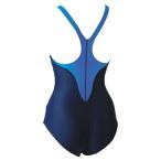 **0 почтовая доставка отправка < foot Mark > FOOTMARK aqua линия купальный костюм ( One-piece ) голубой 101530-10 плавание школьный купальник (101530-10-fmk1)