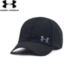 ショッピングキャップ ◆◆ ＜アンダーアーマー＞ UNDER ARMOUR UAアイソチル ローンチ アジャスタブル キャップ(ランニング/MEN) 1383477 (Black/Black/Reflective(001))