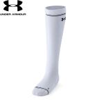 ◆◆メール便発送 ＜アンダーアーマー＞ UNDER ARMOUR UAオーバー ザ カーフライン ソックス(ゴルフ/WOMEN) 1384864 (White/Black(100))