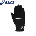 ** почтовая доставка отправка < Asics > ASICS бег перчатка (001: Performance черный ) 3013B066-001