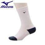 ◆◆送料無料 メール便発送 ＜ミズノ＞ MIZUNO フィットウェル ミドル丈ソックス（ブレスサーモ）(メンズ) 52JX0501 (01)