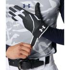 *** почтовая доставка отправка < Under Armor > UNDER ARMOUR UA нижний перчатка ( левый рука * с одной стороны для )( бейсбол & софтбол / мужской ) 6014435 (Black/White(001))