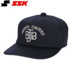 ◆◆ ＜エスエスケイ＞ SSK JSBB塁審用帽子(六方オールメッシュ) ダークネイビー BSC367