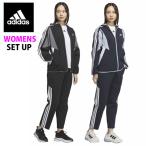 即納可☆【ADIDAS】アディダス レディース クロス薄手ジャージ上下セット KQD79 KQD80
