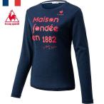 ◆◆○送料無料 メール便発送 ＜ルコック＞ le coq sportif ルコックスポルティフ テニス 長袖シャツ (NVY：ネイビー) QTWSJB07-NVY