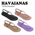 ショッピングhavaianas ハワイアナス サンダル HAVAIANAS レディース LUNA SANDAL ルナ サンダル BLACK ブラック CROCUS ROSE ROSE GOLD PRISMA PURPLE 41296970090 シューズ
