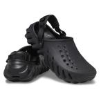 クロックス エコー クロッグ crocs ECHO CLOG 207937-001 ブラック(BLACK)