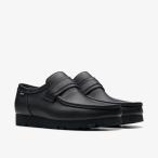 クラークス ワラローファーゴアテックス Clarks WallaLoaferGTX Black Leather 26178185