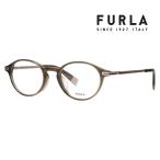 FURLA フルラ 眼鏡 伊達メガネ VFU753J 073M 46 オーバル ボストン ジャパンモデル セル レディース
