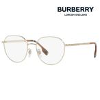 アウトレット バーバリー BURBERRY メガネ BE1370D 1109 54 伊達眼鏡 メガネ アジアンフィット ラウンド おしゃれ メタル クラシック メンズ レディース