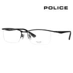  Police оправа для очков POLICE VPLQ52J 0530 55 мужской квадратное неполная оправа blow Japan модель date очки очки 