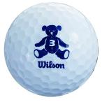 Wilson ウイルソン  ゴルフボール BEAR3 1ダース 12個入り ホワイト