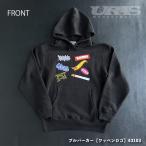 パーカー　ワッペン　いっぱい　かっこいい　ロゴ　ドリフト　車好き　タイヤ　URAS