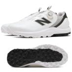 ニューバランス ゴルフシューズ UG2500BA ゴルフスパイクレスシューズ カラー:WHITE with BK and SV METALLIC 2E new balance golf Fresh Foam X 2500 v5 SL Boa