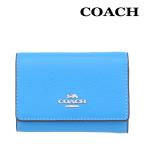 コーチ 財布 三つ折り COACH CM238 ブライトブルー スムース レザー マイクロ ウォレット SVA09 アウトレット