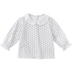 女の子 トップス 長袖 シャツ 花柄 春 秋 70 80 90 100 110 120 cm dbm14396-1 dave&bella デイブ ベラ