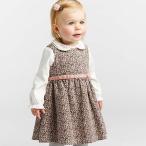 女の子 ジャンパースカート キッズ ベビー 子供服 春 秋 花柄 ワンピース 子供 冬