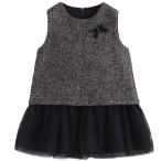 ジャンパースカート 女の子 子供服 スプライシング チュールスカート リボン 春 秋 tq91138 Marc＆Janie