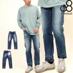 ジョンブル メンズ Johnbull ユーズド加工 ダブルストレッチ テーパード ジーンズ デニム パンツ 21515 ロングパンツ スリム ストレートパンツ