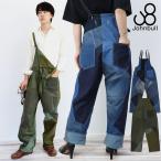 パッチワークサロペット リベアバイジョンブル rebear by Johnbull オーバーオール メンズ レディース つなぎ パンツ ボトムス ユーズド リメイク リビルド
