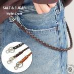  цепочка для бумажника соль &shuga- кожа кожа вязаный SALT &amp; SUGAR булавка PIN бумажник код натуральная кожа бумажник трос 