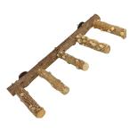 ideamall длиннохвостый попугай игрушка жердочка o черепаха длиннохвостый попугай . пол птица древесина для грызки маленькая птица bird игрушка a потертость шик 