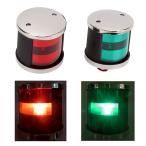  высота блестящий LED навигационные огни красный зеленый 12V/24V двоякое применение судно маленький размер судно рыбалка судно лодка для рыбалки IP65/ водонепроницаемый борт (левая сторона судна) лампа правый борт лампа лодка яхта скорость лодка вечер /na