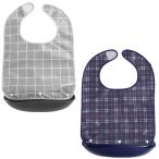 [sugarello] уход фартук еда для фартук водонепроницаемый поддонник имеется для взрослых товары для ухода пожилые люди фартук фартук текстильная застёжка одним движением средний sa